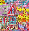 Набір для вишивання за нанесеною на канву схемою "Sunset (1)" .   AIDA 14CT printed, 41*31 см, фото 9
