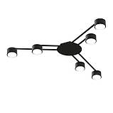 Світильник VIDEX під лампу 6xGX53 накладний Чорний VL-SPF21B-B, фото 2