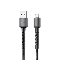 Кабель Micro USB HAVIT HV-CB6195 2.1A 1м