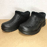 Черевики чоловічі. 45 розмір, черевики для роботи. BY-498 Колір: чорний, фото 8