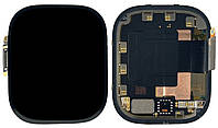 Дисплей Apple Watch Ultra 49mm тачскрин модуль чорний оригінал з розбирання