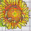 Набір для вишивання за нанесеною на канву схемою "September flower". AIDA 14CT printed 18*15 см, фото 6