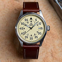 Наручний чоловічий класичний годинник Orient RN-AC0H01L10B AVIATOR PILOT Automatic