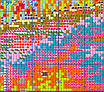 Набір для вишивання за нанесеною на канву схемою "Summer". AIDA 14CT printed 55*38 см, фото 8
