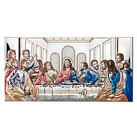Серебряная икона Тайная вечеря (39 x 19 см) Valenti 81221 6XL COL