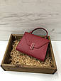 Модна сумочка у формі трапеції (0313-S) Рожевий, фото 10