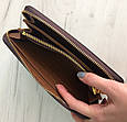Великий гаманець на блискавці 0813 візерунок Монограм, фото 4