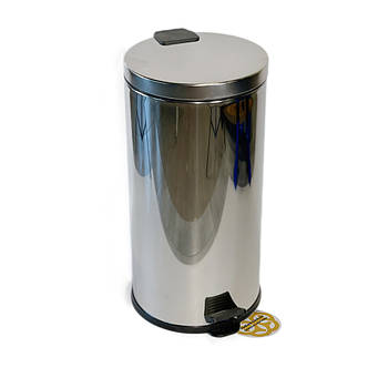 Відро під пакет для сміття з педаллю 40 Л, нержавіюча сталь, хром Efor