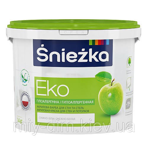 Снежка ЕКО Сніжнобіла 10л/ 14кг Укр.