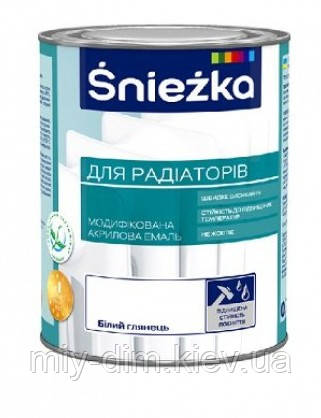 Снєжка акрил. емаль радіат. 0,75 Укр.