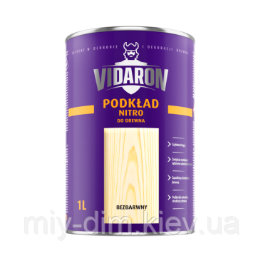 VIDARON підклад нітро/целюлоз. 0,75л Sniezka PL