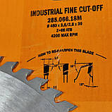 СМТ 285.066.18M Пила 450x3,8/2,8x30 Z=66 універсальна для поздовжнього і поперечного пиляння деревини, фото 2