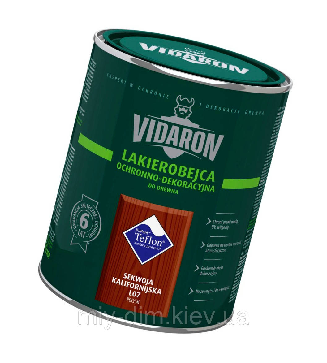VIDARON лакобейц L16 сірий антрацит 2,5л PL Немає в наявності (знято з виробництва)