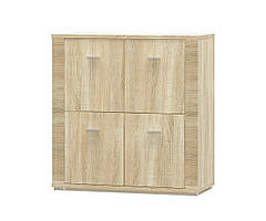 Комод 4Д Грес (Мебель-Сервіс) 928х390х940 мм дуб самоа