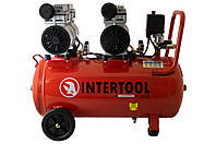 Компрессор безмасляный Intertool - 50 л x 2 x 750Вт 1 шт.