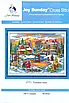 Набір для вишивання за нанесеною на канву схемою "Treasure time". AIDA 14CT printed 55*43 см, фото 2