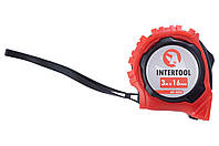 Рулетка Intertool - 3 м x 16 мм магнит 1 шт.