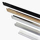 Сучасні довгі ручки для шафи Long L 1155/1200мм накладні брашованІ золотІ, фото 5