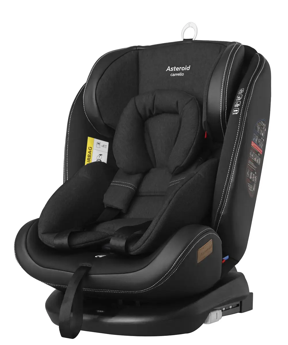 Автокрісло Carrello Asteroid CRL-12801/2 Space Black ISOFIX (Карелло астероїд чорне). Від народження до 12 років