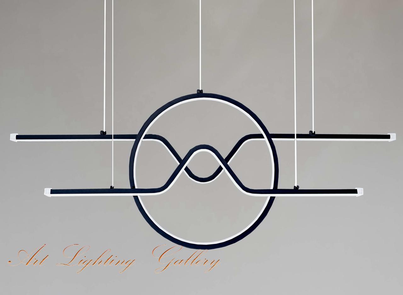 Підвісна світлодіодна люстра 8204BK, фото 1