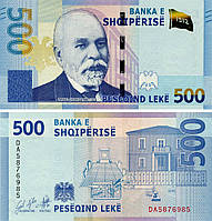 Албанія 500 лій 2020 (2022) UNC (PW77)