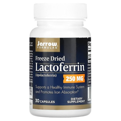 Jarrow Formulas Lactoferrin Freeze Dried 250 mg 30 капсул, фото 1