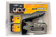 Степлер Toolex - скоба 10,6 x 1,2 x 6-14мм x гвоздь 14мм x шпилька 14мм 1 шт.