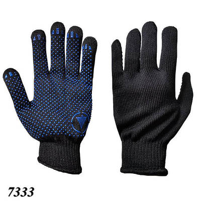 Рукавиці робочі Стріла з ПВХ Чорний (10шт)