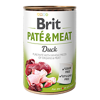 Brit Pate Meat Dog консерва для собак с курицей и уткой 400г