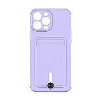 Чехол TPU Colorfull Pocket Card для iPhone 14 Pro Max Цвет 39.Elegant purple от магазина style & step
