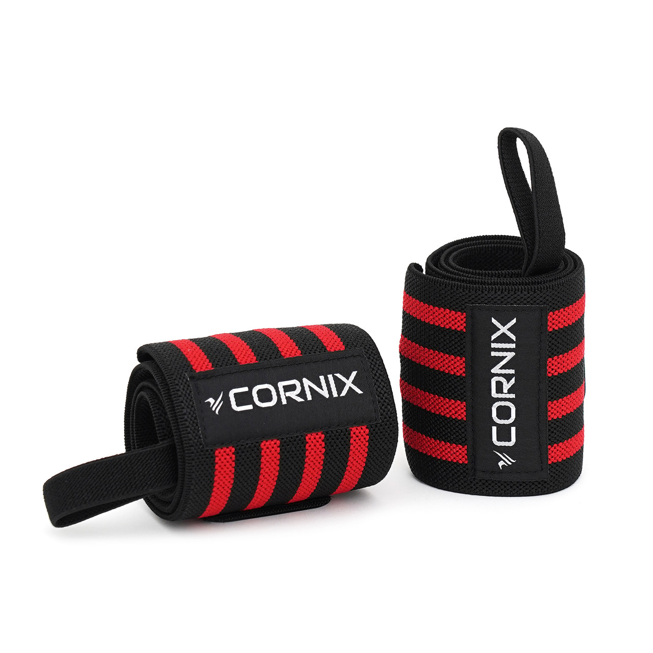 Бинти для зап'ястків (кистьові бинти) Cornix Wrist Wraps XR-0195 Black/Red Love&Life - фото 3 - id-p1989508397