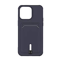 Чехол TPU Colorfull Pocket Card для iPhone 15 Pro Max Цвет 08.Dark blue от магазина style & step