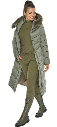 Куртка нефритова жіноча брендова модель 56586 52 (XL), фото 2