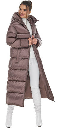 Куртка жіноча елегантна в кольорі сепії модель 53140 44 (XS), фото 2