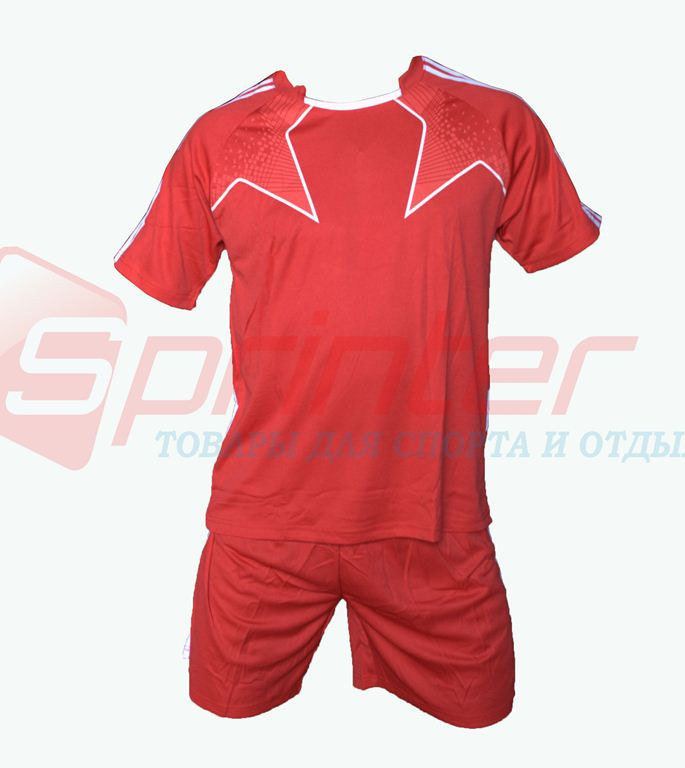 Форма футбольна юнацька червона XXL ZQ-SC. Уцінка