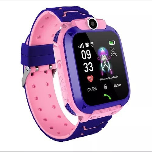 Дитячий годинник Smart Baby Watch Q12 рожеві для школи