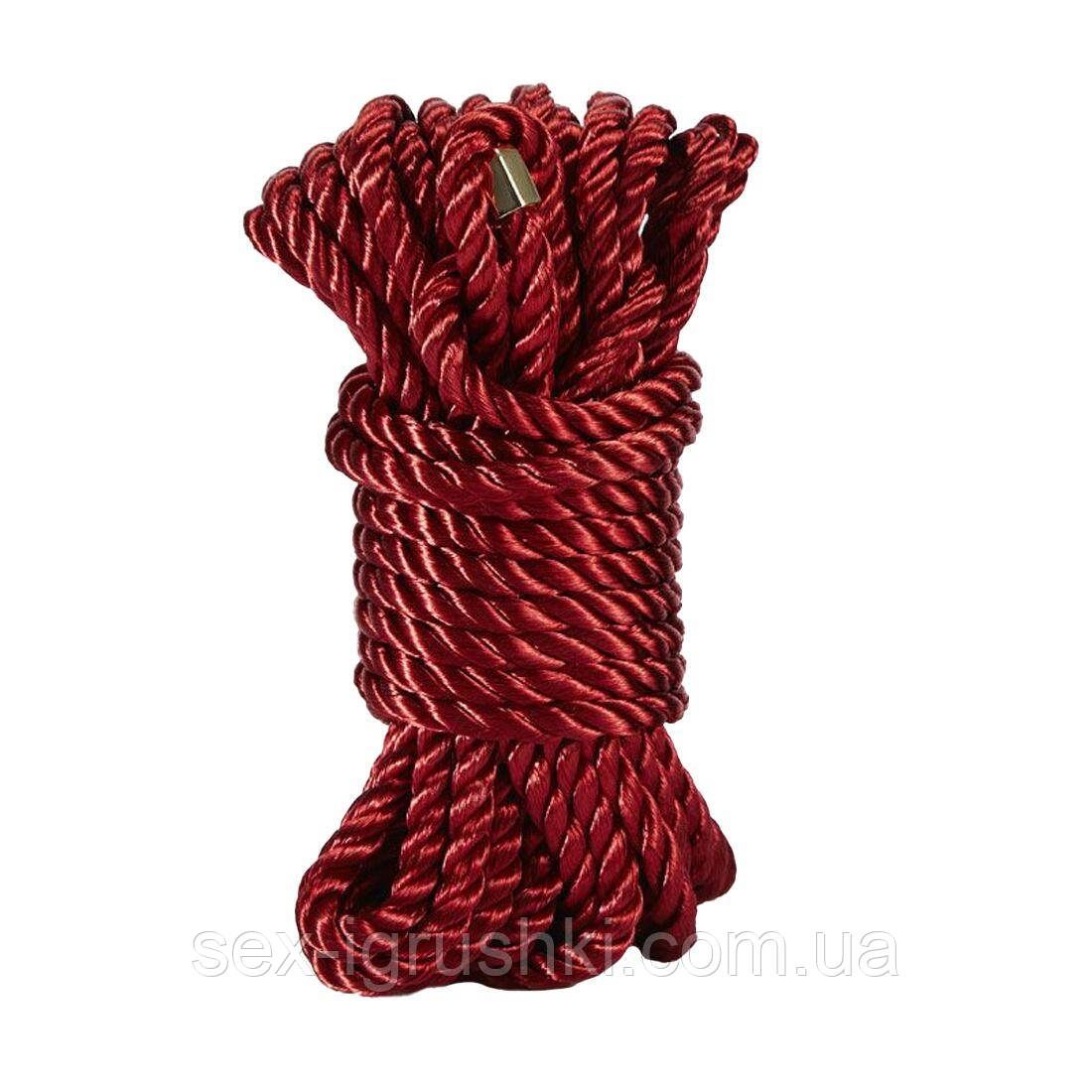 Розкішна мотузка для Шібарі Zalo Bondage Rope Red SO8235
