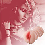Мастурбатор-вагіна MAI Pocket Pussy Roxanne Flesh (у пакованні від іншої моделі) SO7548-R, фото 5
