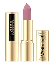 Сатиновая помада для губ Eveline Cosmetics Variete Satin Lipstick № 12 Nude Romance , 4.5 мл