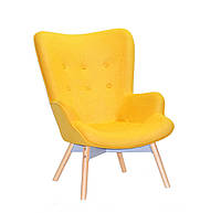 Дизайнерское кресло Regent желтый кашемир
