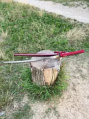 Самурайський меч "red dragon" на підставці
