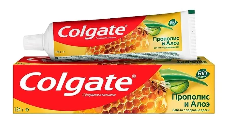 Зубна паста Colgate Bio Прополіс та Алое 100 г, фото 2