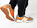 Чоловічі кросівки літні сірі з оранжевим New Balance 327 Grey Orange. Взуття літнє чоловіче Нью Баланс 327, фото 7