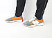 Чоловічі кросівки літні сірі з оранжевим New Balance 327 Grey Orange. Взуття літнє чоловіче Нью Баланс 327, фото 9