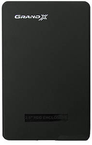 Зовнішня кишеня Grand-X для підключення SATA HDD 2.5", USB 3.0, пластик (HDE32)