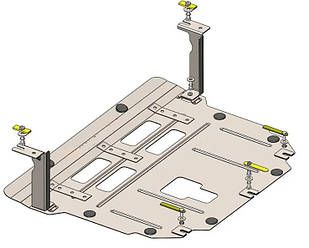 Захист двигуна Hyundai Creta/IX25/Cantus (з 2014 --) Кольчуга