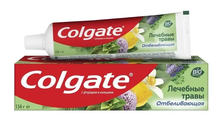 Відбілююча зубна паста Colgate Bio Лікувальні трави 100 мл, фото 2