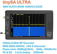 Аналізатор спектра TinySa ULTRA 100-6Ghz