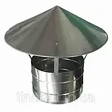 Козирок Ø 315 оцинкований на вентиляційну трубу круглого перетину Товщина цинку 0.5 мм, фото 8