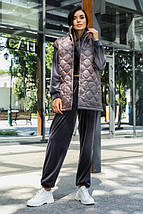 Жіночий стильний жилет Міда черніка, фото 3